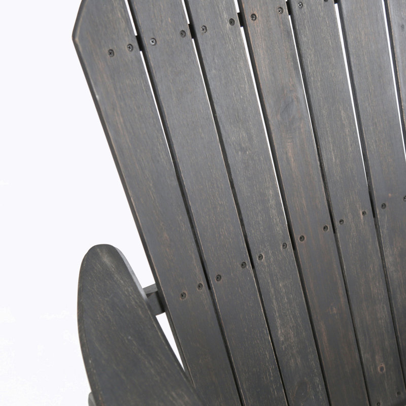 Chaise longue d'extérieur en bois Amyrion