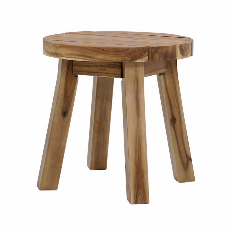 Round Side Table, Solid Wooden