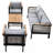 4 Pieces Outdoor Sectional Sofa Set 5-person Patio Seating Group Outdoor Conversation Set with Cushions and a Coffee Table for Patios, Gardens, or Balcony-1314420189
