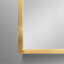 Armoire à pharmacie murale ou miroir encastrée en métal doré 16 x 28 pouces avec miroir