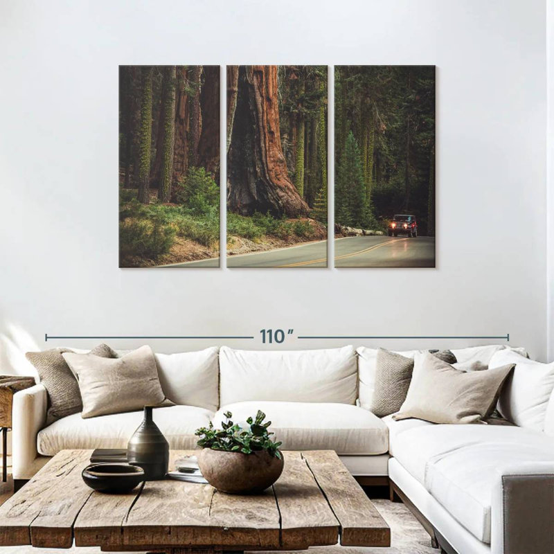 Harnek Sequoia Lined Highway, 48" H x 74" W
