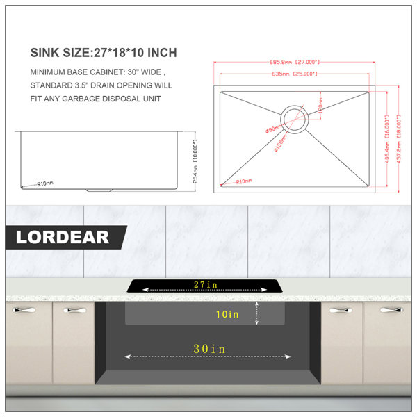 Dimensions du produit