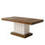 Table de salle à manger 63 "à piédestal pour 4-6-340293908