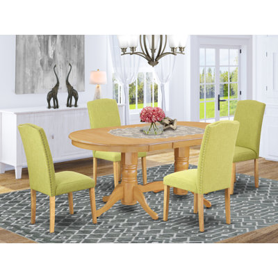 Ayush Butterfly Leaf Rubberwood Solid Wood Dining Set by Winston Porter