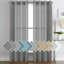 Paire de rideaux semi-transparents avec œillets Hywell-1268837088-1268837112