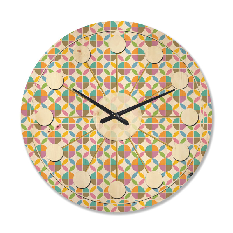 Solid Wood Wall Clock, Large