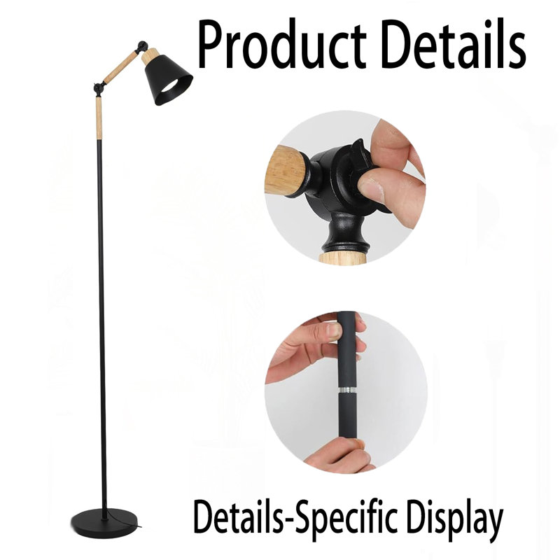 Cleodel 75'' LED Arched Floor Lamp
