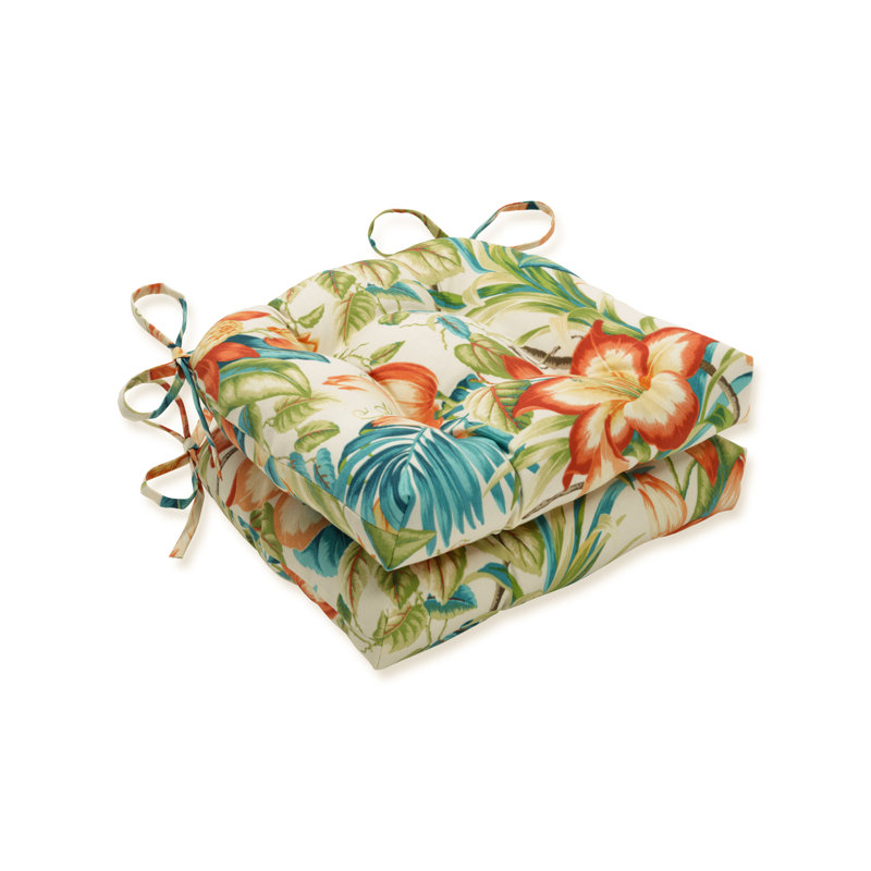 Coussin de chaise d'extérieur Botanical Glow Tiger Lily