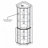 Corner Lighted Curio Cabinet, Corner Glass Cabinet, Corner Display Case-456318867
