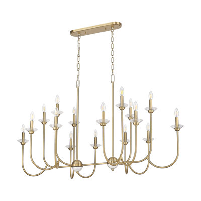 Burgett Modern Linear Chandelier