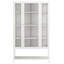 Vitrine moderne en fer avec éclairage DEL et verre à 3 côtés-129159030