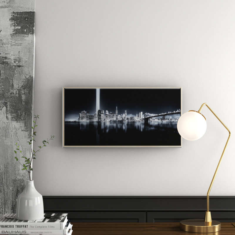 Print on Canvas, 76cm H x 152cm W, Timber Floater Frame