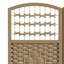 Cloison 3 panneaux. Paravent naturel tissé à la main. Ajoute de l'intimité aux espaces de vie. , Papier double face. Pour la pièce, la chambre à coucher, le bureau. Pliable, peu encombrant. Aucun assemblage requis 3 pliant