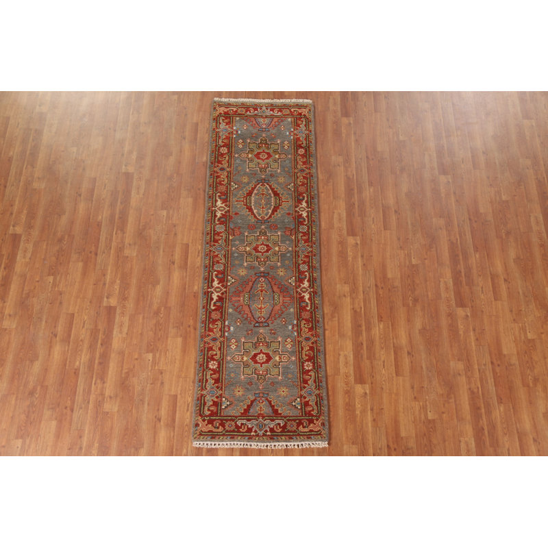 Tapis de couloir oriental géométrique 3x8