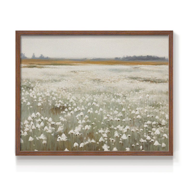 Paysages rétro-XCV III-impression encadrée - réaménageable, Noyer, H 16 po x l 20 po