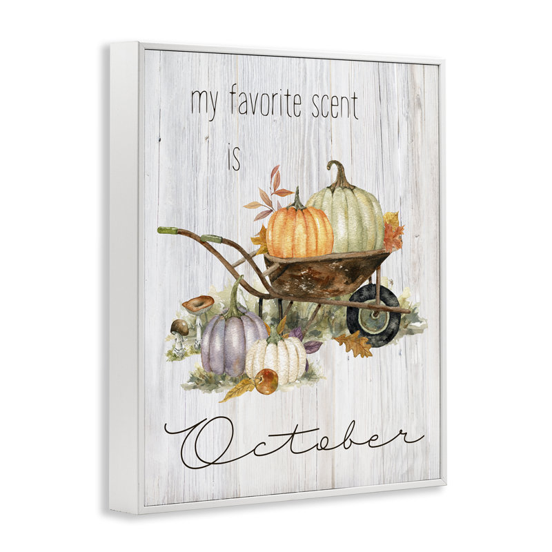 «Favorite Scent is August Giclee Art» par Livi Finn, Giclée encadrée blanc bord de mer, H 14 po x l 11 po