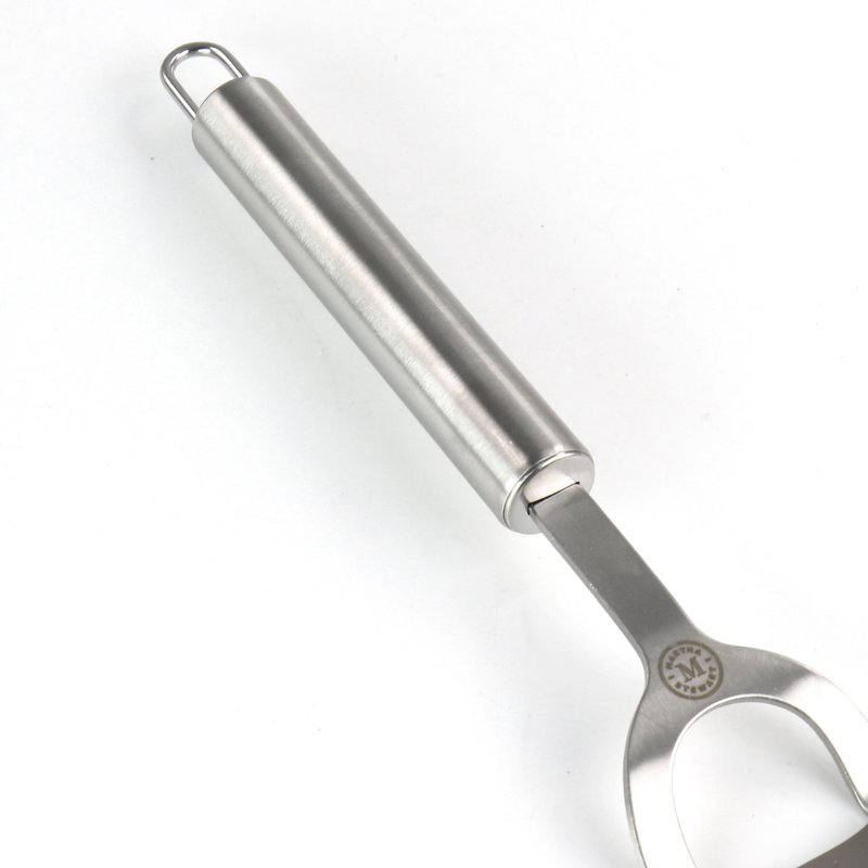 Gray Rectangular Plastic Pancake Turner with Ergonomic Handle