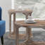 Table d'appoint Avni naturelle vieillie