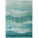 Lizabeta Machine-Washable Indoor/Outdoor Teal Rug
