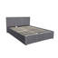 Oyibo Upholstered Grey Gas-lift Ottoman Storage Bed-1122124547
