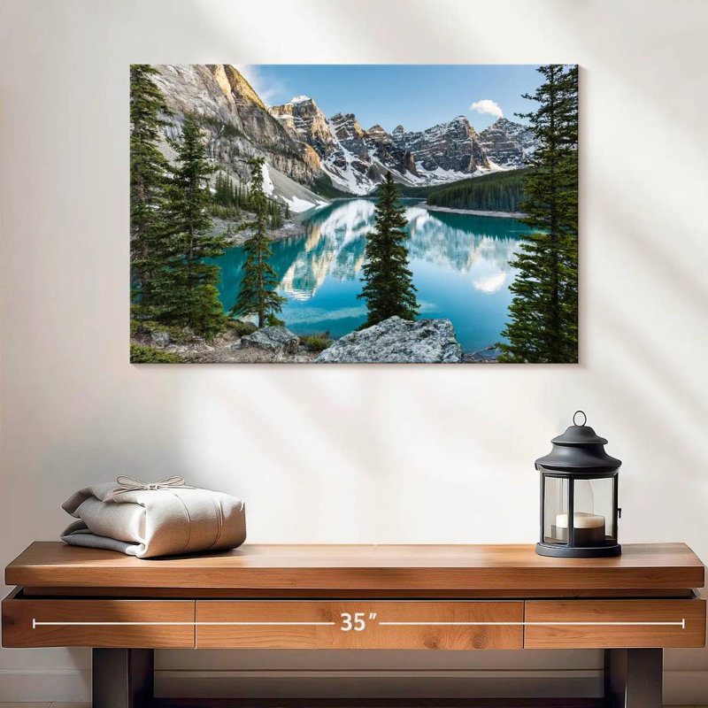 Alvord Moraine Lake Reflections, H 16 po x l 24 po