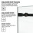60x60" Fixed & Sliding Shower Door, Round Tube Hardware, Round Tube Hardware, Clear Glass Shower Door, 3/8″ (10mm) SGCC Tempered Glass, Stainless Steel, Matte Black