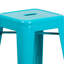 Tabouret à hauteur de comptoir 24 po intérieur / extérieur en métal avec siège carré-1214741086-1292562121-1292562119