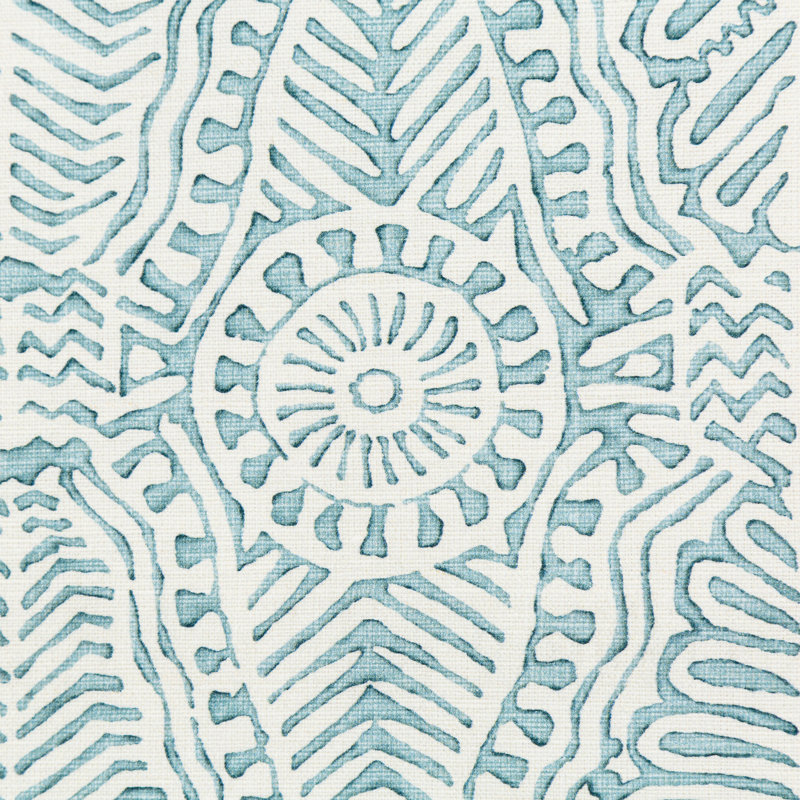 Avondale Drayton Print Fabric, Aegean