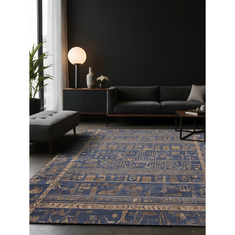 Tapis mauve soyeux et moelleux, Rectangle de 5 pi x 8 pi