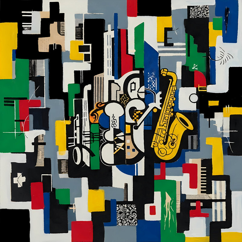 Metropolitan Melody, 24" H x 24" W