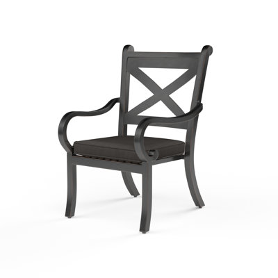 Monterey Outdoor Dining Armchair with Sunbrella® Cushions