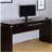 Cappuccino Floating Top Computer Desk