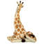 Zari Resting Giraffe Animals Weather Resistant UV Resistant Polyresin Garden Statue