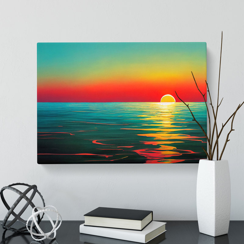 Glorious Sunset - Wrapped Canvas, 35cm H x 50cm W x 3cm D