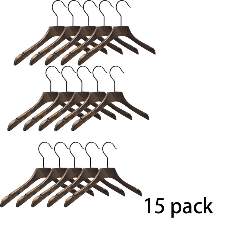 Solid Wood Clothes Hanger, 15