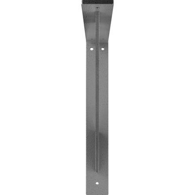 2"W x 14"D x 14"H Traditional Steel Bracket, Hammered Gray