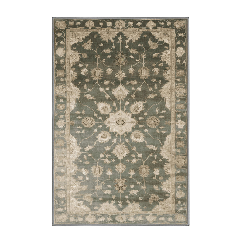 Tapis brun lavable à la machine, Rectangle 2 pi x 3 pi