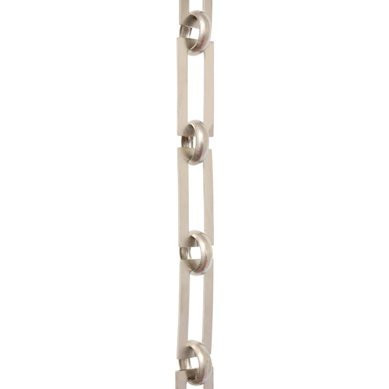 Bord non soudé ou chaîne cassée, Nickel satiné