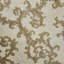 Rouleaux de papier peint damassé calligraphie beige laiton Barocco