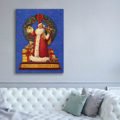 «Victorian Santa» par Christopher Nick, art mural sur toile
