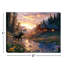 Toile de table Cozy Cabin Moose