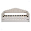 Lit de jour rembourré avec couchette, canapé-lit en velours avec ports de chargement USB-81011533