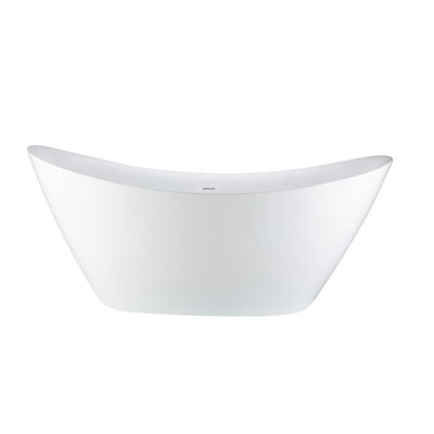 67.7'' x 28.7'' Freestanding Soaking Acrylic Bathtub