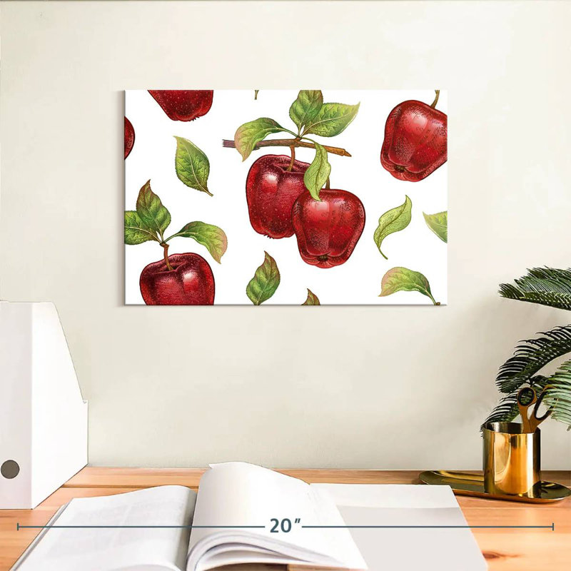 Yarlin Luscious Apples, 8" H x 12" W