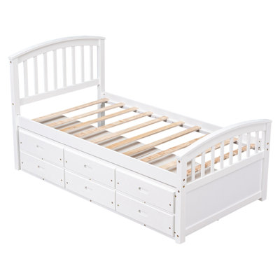 Platform Storage Bed With Drawers