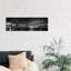 Downtown Skyline At Night In B&W, Chicago, Cook County, Illinois, Usa by Panoramic Images - No Frame Panoramic Painting on Canvas-741526681