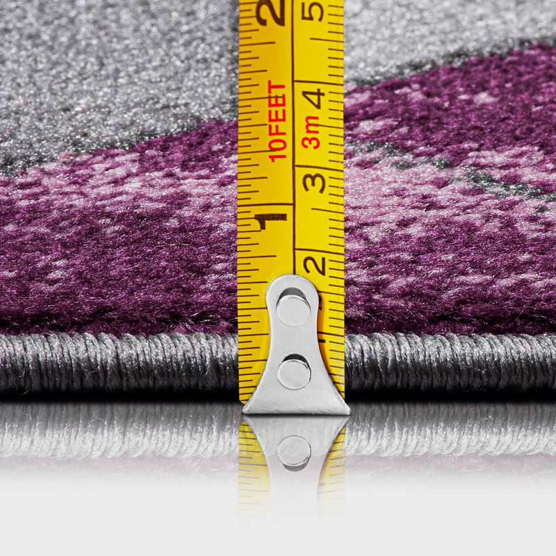 Cassiel Dhurrie Voilet Rug, Rectangle 120 x 170cm