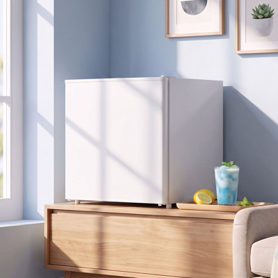 Réfrigérateur compact 1,62 pi³, mini-frigo, blanc