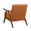 Fauteuil club Indy, similicuir, bois massif-114018749
