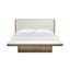 Lit plateforme rembourré Queen avec table de chevet-1825812403-1825812415